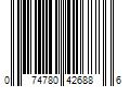 Barcode Image for UPC code 074780426886