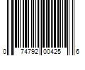 Barcode Image for UPC code 074792004256