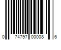 Barcode Image for UPC code 074797000086