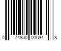 Barcode Image for UPC code 074800000348