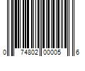 Barcode Image for UPC code 074802000056