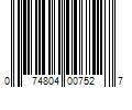 Barcode Image for UPC code 074804007527