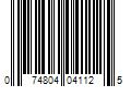 Barcode Image for UPC code 074804041125. Product Name: 