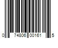 Barcode Image for UPC code 074806001615