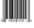 Barcode Image for UPC code 074830010003