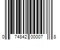 Barcode Image for UPC code 074842000078