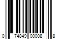 Barcode Image for UPC code 074849000088. Product Name: 