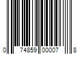 Barcode Image for UPC code 074859000078