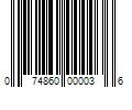 Barcode Image for UPC code 074860000036