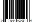 Barcode Image for UPC code 074864000056