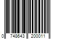 Barcode Image for UPC code 0748643200011