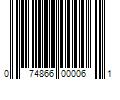 Barcode Image for UPC code 074866000061