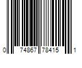 Barcode Image for UPC code 074867784151. Product Name: KUZA PRODUCTS INC Kuza Hair Food for Extra Dry Hair and Scalp 8 Oz
