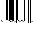 Barcode Image for UPC code 074880000054