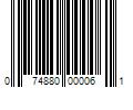 Barcode Image for UPC code 074880000061