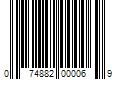 Barcode Image for UPC code 074882000069