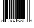 Barcode Image for UPC code 074882000076