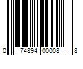 Barcode Image for UPC code 074894000088