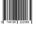 Barcode Image for UPC code 0749186222065