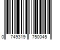 Barcode Image for UPC code 0749319750045. Product Name: Ocean Blue Dunk and Spike 2-in-1 Basketball/Volleyball Game 28 ft. W X 27 in. H Volleyball and 30 in. W X 47 in. H Basketball Set