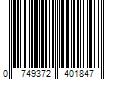 Barcode Image for UPC code 0749372401847