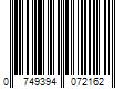 Barcode Image for UPC code 0749394072162