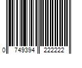 Barcode Image for UPC code 0749394222222