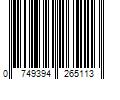 Barcode Image for UPC code 0749394265113