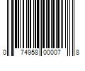 Barcode Image for UPC code 074958000078