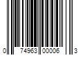 Barcode Image for UPC code 074963000063