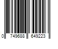 Barcode Image for UPC code 0749688649223