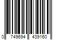 Barcode Image for UPC code 0749694439160