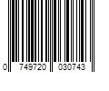 Barcode Image for UPC code 0749720030743