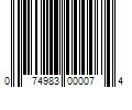 Barcode Image for UPC code 074983000074