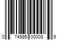 Barcode Image for UPC code 074985000089