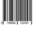 Barcode Image for UPC code 0749852120091