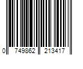 Barcode Image for UPC code 0749862213417