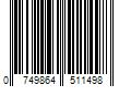 Barcode Image for UPC code 0749864511498. Product Name: Beach Pebble Company 0.4-cu ft 30-lb Gray Mexican Beach Pebbles | BPCGMBP3-30