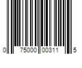 Barcode Image for UPC code 075000003115