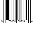 Barcode Image for UPC code 075000003344. Product Name: 