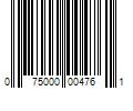 Barcode Image for UPC code 075000004761