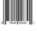 Barcode Image for UPC code 075000008301