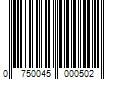 Barcode Image for UPC code 0750045000502