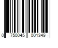 Barcode Image for UPC code 0750045001349