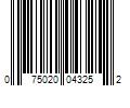 Barcode Image for UPC code 075020043252