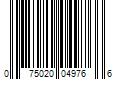 Barcode Image for UPC code 075020049766