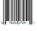 Barcode Image for UPC code 075020072511