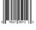 Barcode Image for UPC code 075021250123