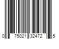 Barcode Image for UPC code 075021324725