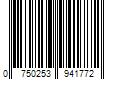 Barcode Image for UPC code 0750253941772